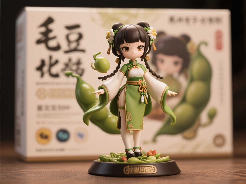 PLUM发布《东北俊子・毛豆娘企划》大小姐毛豆娘精致手办